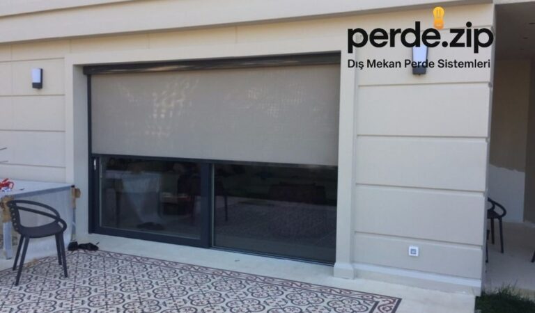 Zip perde ile modern yaşam alanlarında konfor