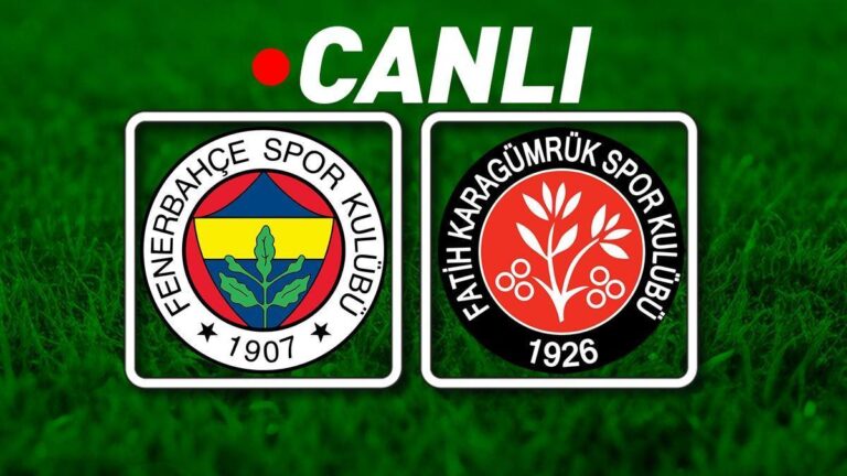 F.Bahçe – Fatih Karagümrük Canlı maç anlatımı | F.Bahçe – Fatih Karagümrük maçını Bein 1 Sports 1'den canlı izle | Kanarya 3 puan istiyor
